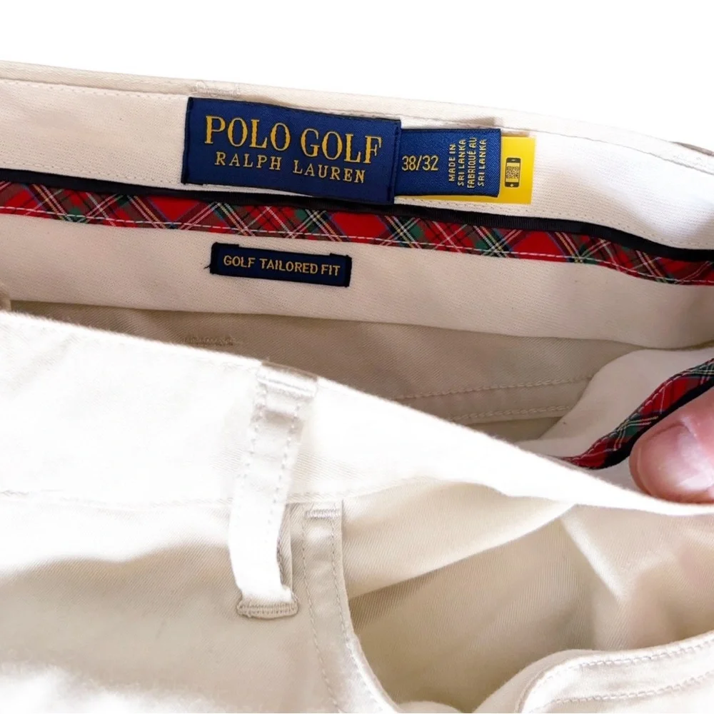 NEW Polo Golf Ralph Lauren Mens 38‎ x 32 Tailored Fit Golf Pants Wicking Chinos